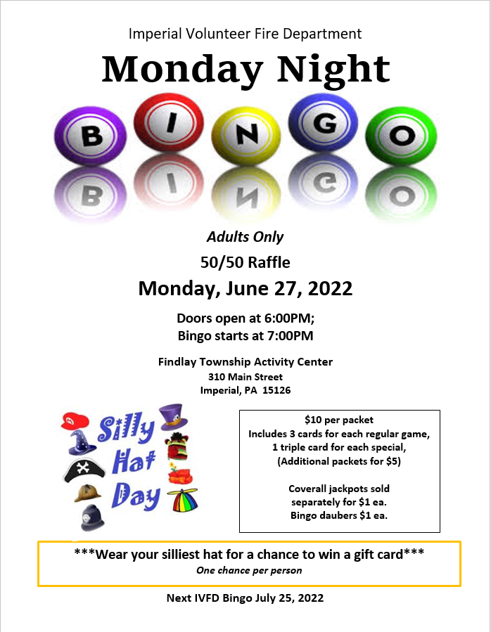June Bingo Flyer