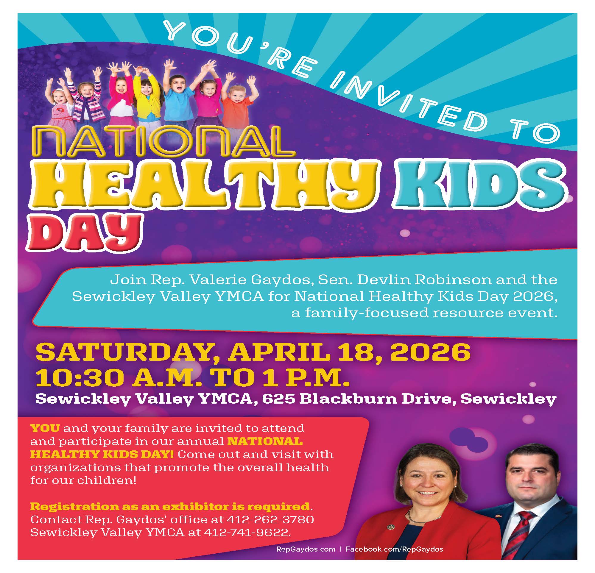 Gaydos National Kids Healthy Day Flyer 3-26